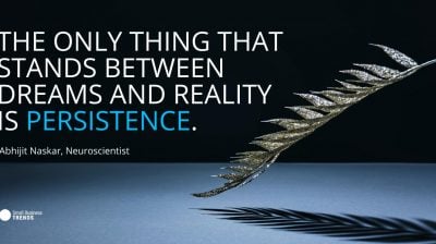 persistence quote dreams reality