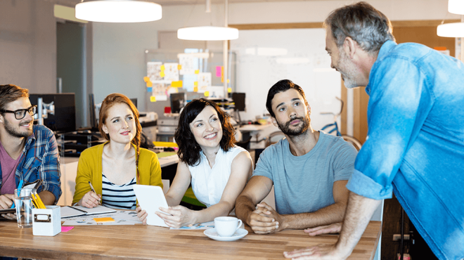 small business team building